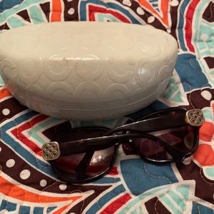 Woman’s Brown Coach Sunglasses with case